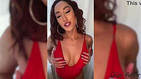 Craving my bikini curves as I deepthroat and ride this fat BBC dildo, Chloe Amour?