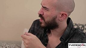 female director takes charge with her leading actor on set