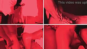 Chariya screams for more anal four times she loves it in red room!