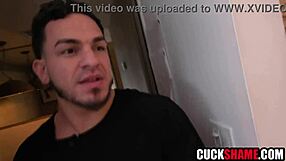 Cuckold Hubby Watches Wife Fuck Buddy in Hot Cuck Session