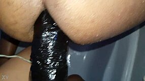 girl dominates guy in intense power play session