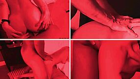 Chariya screams for more anal four times she loves it in red room!