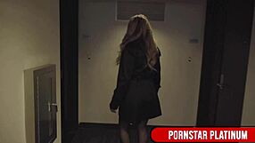 whoa milf claudia valentine just took rob pipers huge messy load on her belly