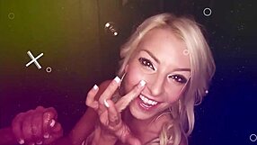 Curly Haired Brunette Deepthroats Gloryhole Cock Sloppy Blowjob Cumshot