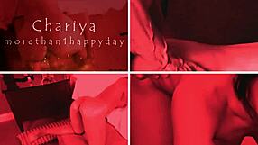 Chariya screams for more anal four times she loves it in red room!