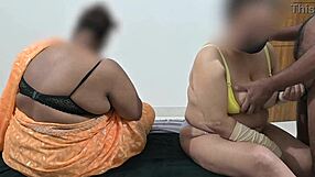 Wife and maid join me for wild threesome fun