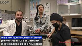 jasmine rose endures tickling toes feet in nurse heels backstage physical!