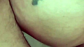 whoops, this blonde cougar with perfect natural tits drags me woods-deep for hairy pussy cock ride