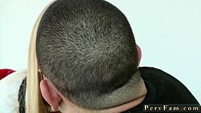 milf straps on and fucks tiny teen stepbro hard 😈💦🔥