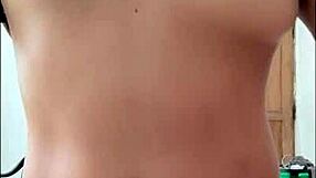 latina amateur shows big tits pussy flashing for stepdad wants to fuck homemade