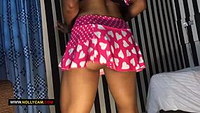 Romantic Sexy Ebony Dance Makes Cock Hard for Wet Pussy Action