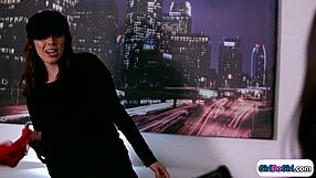 MILF Bites Petite Teen Nipples Hard. Licks Wet Pussy and Ass Deeply