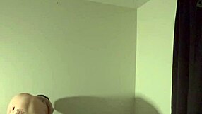 skinny babysitter flashes dripping wet pussy and tight tits in apartment