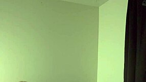 skinny babysitter flashes dripping wet pussy and tight tits in apartment