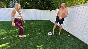 I crave neighbor's huge cock and balls sexy soccer milf Andi Avalon gets roughly fucked by JMac