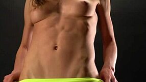 fit model gets her tight pussy fucked rough at photoshoot