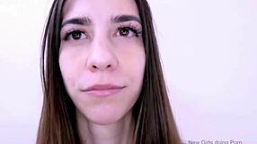 i walked into this chic brunettes modeling audition and ended up fucking her raw