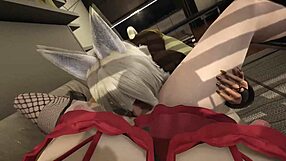 Hilda and Ghislaine's Futa Lesbian Cumshot Lick Fest Explodes!