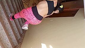 peruvian neighbor's big ass bent over for paid doggystyle pounding