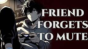 your gaming partner's unmuted moans reveal her secret masturbation