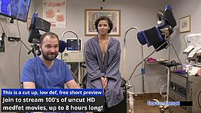 Dr Tampa Humiliates Rebel Wyatt in Tampa University Pierced Pussy Exam