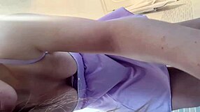 struggling to pick panties when her fat ass and wet pussy crave attention