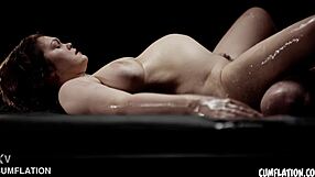 alice peachy begs for hot milk creampie filling her fat pussy till it drips cumflation