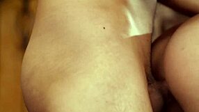 horny hailey rose's huge tits bounce as she titty fucks monster cock to save her job