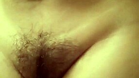 Woman spreads ass cheeks masturbating intensely with thick dildo toy