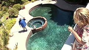 white cougar milf seduces black midget's fat cock for cheating ride