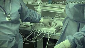 dominatrix mistress april medically torments patients penis in hospital electro bdsm