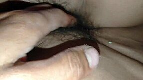 Shaved virgin pussy creampied wet after first tight fuck orgasm