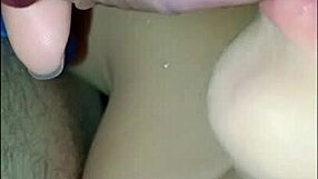 i slam my girlfriend's wet pussy sideways raw no condom creampie finish