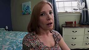 stealing stepmom jane cane's curvy milf body on shiny monster cock homemade
