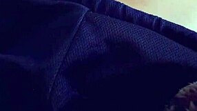 Stunning 18yo college babe in dorm gives close-up handjob on big cock for polish nail lovers