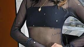 Beautiful Pocahontas fucks Arab brother-in-law body overwhelms him