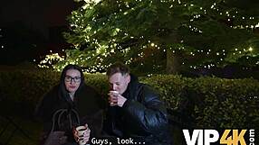 santa unloads cumshot reward on good girl's shaved pussy after christmas cosplay