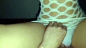 How does her tight pussy feel around my small dick struggling to fit?