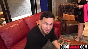 Cuckold Hubby Watches Wife Fuck Buddy in Hot Cuck Session