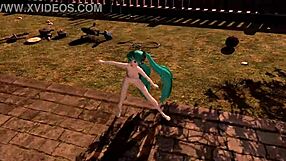 hatsune miku goes full nude in envy mod
