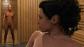 let's finger shaved pussies in this steamy lesbian sauna