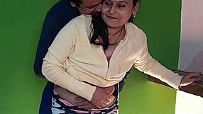 desi stepmom sneaks son's cock for secret fun