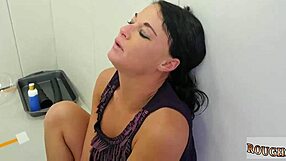 Think this tight teen can take a rough ass pounding while bound and dominated?