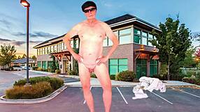 Stripping Tease Leads to Outdoor Parking Masturbation and Toy Play with Agarabas