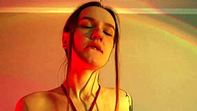 pov skinny chinese sunako kirishiki rides cock bent over cumshot