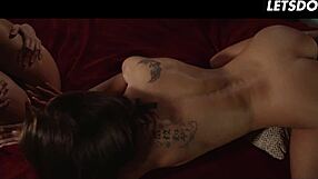 Ever wondered how Clea Gaultier and Sandra Wellness kiss and lick in lesbian passion?