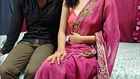 First time banging friend's hot mommy with hindi dirty talk and cumshot!