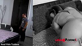 Alyssa Reece's shaved pussy creaming from balls-deep pounding?