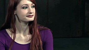 Ever Wonder How Hard a Redhead BDSM Sub Gets Whipped and Clamped Rough?