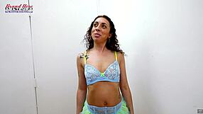 Skinny Brunette Mercedez Slurps Deepthroat Cum Then Rimjobs Passionately!